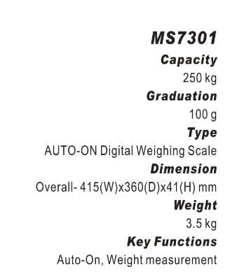 Charder MS7301 Bariatric Digital Floor Scale