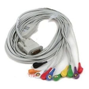 ECG Cable 10 Lead Button Type