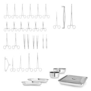 Surgical Set Abdominal 42pc With Tray